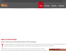 Tablet Screenshot of keystonebigshow.com